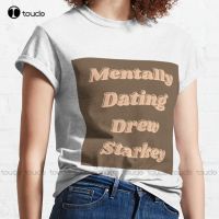 New Mentally Dating Drew Starkey Classic T-Shirt Black Tshirt Men Cotton Xs-5Xl Streetwear Tshirt New Popular Retro Gd Hip Hop