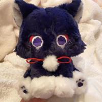 Game Genshin Impact Scaramouche Cat Plush Wanderer Balladeer Plush Cute Stuffed Dolls Toy Pillow Birthday Plush Dolls Gift