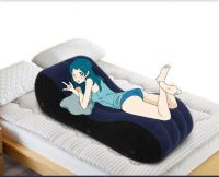 Furniture Inflatable  Sofa Bed Pad Weightless Chair Cushion  With Cuffs  Position Aid  Wedge For Couple