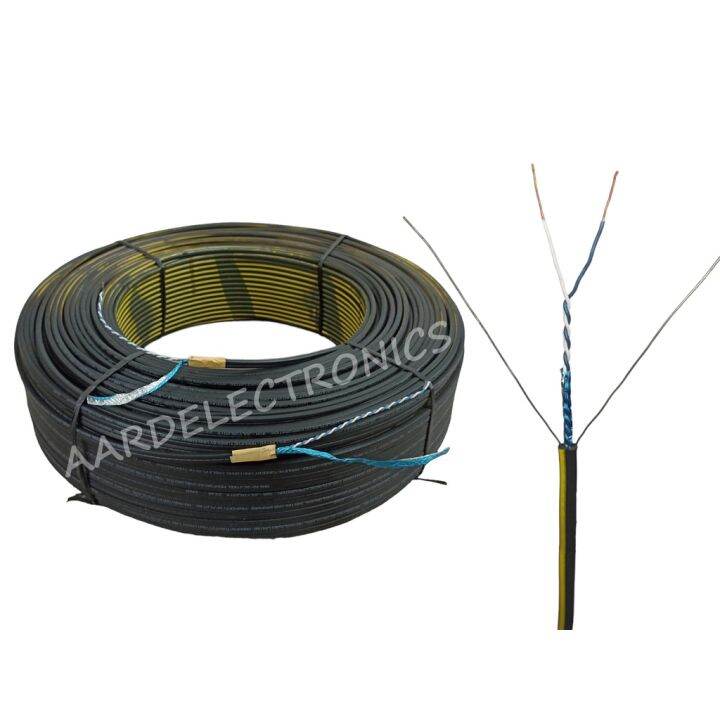 Pair Drop Wire PLDT Compact Shielded Twisted Dropwire AWG #22 / 2c ...