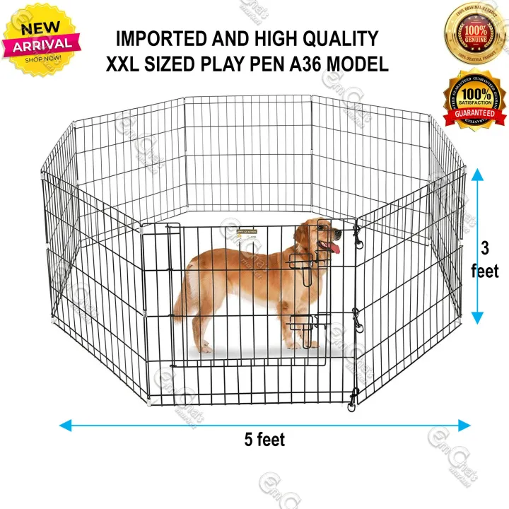 XXL Largest High Quality Imprted Play Pen for Dogs Cats and Small Pets ...