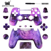 เคสเปลี่ยนข้อมูลกบและชุดแท่งปุ่มสำหรับ Jds 040 PS4 Dualshock 4 Playstation 4 Pro กรอบใส่คอนโทรลเลอร์เคส J93