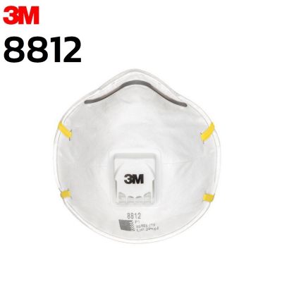 3M 8812 (1ชิ้น) หน้ากากป้องกันฝุ่นละออง พร้อมวาล์วระบายอากาศ Disposable-Fine Valve