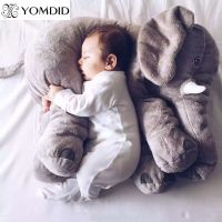 Pillow For The Neck Cartoon Large Plush Elephant Toy Kids Sleeping Back Pillows Stuffed Pillow Elephant Doll Baby Birthday Gift