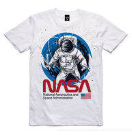 เสื้อยืด คอกลม ลาย NASA SPACE X STREET  แฟชั่น ผู้ชาย ผู้หญิง เสื้อคุณภาพดี