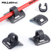 6 Pcs RISK Bicycle Cable Housing Fixed Stand MTB Road Bike C Clip Brake Shift Cable Frame Holder Bicycle Riding Accessories