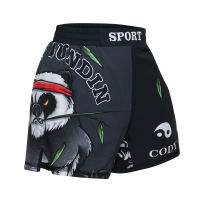 TOP☆[Free shipg]Cody Lundin MMA Shorts Kids Muay Thai Rashguard Boxing Trunks Child Kickboxing Fight Shorts Animal Printed Fight Sprot Short