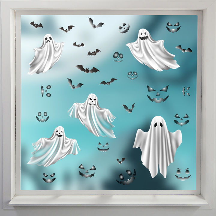 3pcs-sticker-decal-hallowmas-indoor-party-supplies-bat-wall-bathroom-decor-ghost-halloween-film