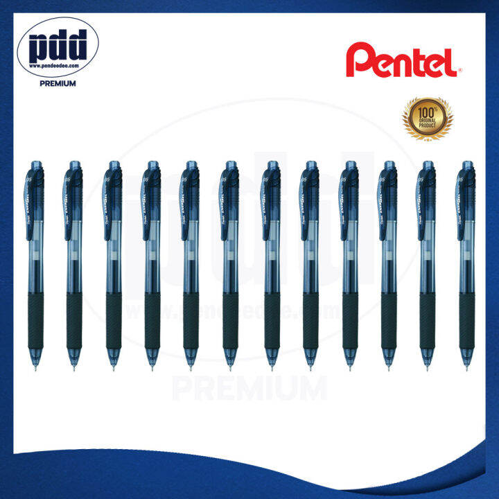 12-ด้าม-pentel-energel-x-ปากกาหมึกเจล-เพนเทล-เอ็นเนอร์เจล-เอ็กซ์-หัวเข็ม-0-5-มม-แบบกด-12-ct-pentel-energel-x-gel-pen-0-5-mm