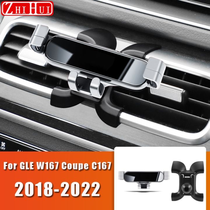 สำหรับ-mercedes-benz-gle-w167คูเป้-c167-2018-2022ช่องแอร์รถยนต์ที่ยึดแรงโน้มถ่วงอุปกรณ์เสริมขาตั้ง