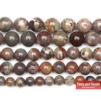 Natural Stone Colorful Agate Round Beads 15 quot; Strand 4 6 8 10 12MM Pick Size For Jewelry Making