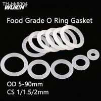 ♗♚  20PCS White Food Grade O Ring Seal Gasket OD 5 90mm CS 1/1.5/2mm Rubber High Temperature Waterproof Sealing Ring Gaskets