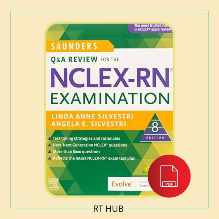 Saunders Q A Review For The NCLEX-RN Examination 8th Edition | Lazada PH