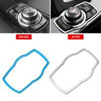 Car Interior Multimedia Buttons Cover Molding Trim for 1 3 4 5 7 X1 X3 X4 X6 E81 E87 F30 Accessories