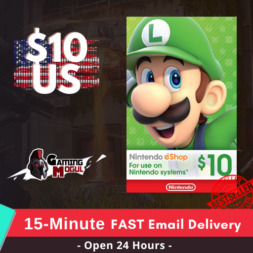 10 Nintendo Card (15Minute FAST Email Delivery) US Region Gaming Mogul Lazada PH