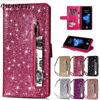 {Disen electronic} Bling Glitter Case สำหรับ iPhone 13 12 11Pro Max XR XS กระเป๋าสตางค์หนังโทรศัพท์พลิกกระเป๋าสตางค์หนังสำหรับ iPhone 7 8 6 6S Plus Capa