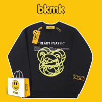 BKMK เสื้อสเวตเตอร์สัมผัสไฮเอนด์ชายระดับไฮเอนด์ฤดูใบไม้ผลิ/ฤดูร้อนแฟชั่นสไตล์อเมริกัน BF