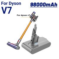 Original Dyson V7 Battery 21.6V 98000mAh Li-lon Rechargeable Battery for Dyson V7 Battery Animal Pro Vacuum Cleaner Replacement （สต็อกสำเร็จรูป） agapi