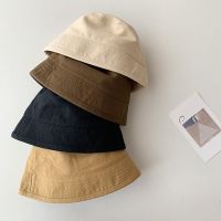 [Hat vendor]หมวก Topi Bucket สีพื้นสำหรับผู้หญิง/ผู้ชายหมวกปานามาสำหรับเด็กผ้าฝ้ายลำลองชาวประมงหมวก39หมวกฮิปฮอปกันแดดกลางแจ้งหมวกกันแดดตกปลา