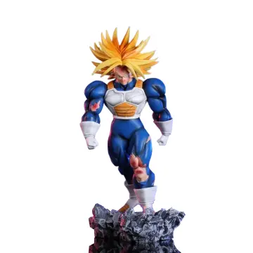 Dragon Ball Z PVC Model Figure, Vegeta Trunks, Action Figures, Ressonante  Pai-Filho, Wave Saiyan, Estátua, Brinquedos de Coleção, 30cm