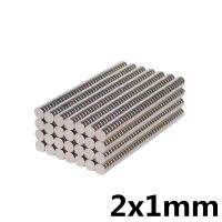 10ชิ้น แม่เหล็ก 2x1มม. กลมแบน Magnet Neodymium 2*1mm แม่เหล็กแรงสูง 2mm x 1mm แรงดูดสูง ชุบนิเกิล ติดแน่น ติดทน พร้อมส่ง