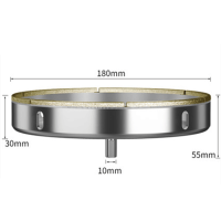 แก้ว Perforator เปิดรอบกระเบื้องพิเศษหัวเจาะ Super Hard Alloy กระเบื้องเซรามิกหินอ่อนเจาะ Artifact