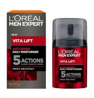 LOreal Men Expert Vita Lift Total Anti-Aging Cream 5 Actions 50ml. ลอรีอัล เม็น เอ็กซ์เพิร์ท ไวต้า ลิฟท์ 5 แอคชั่น ครีมบำรุงผิวหน้า สำหรับผู้ชาย