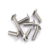 304 stainless steel mushroom head umbrella machine screw cross large flat head M3 M4*5~10 12 14 16 18 20 22 25 30 40 50 60 70 80 Nails Screws  Fastene