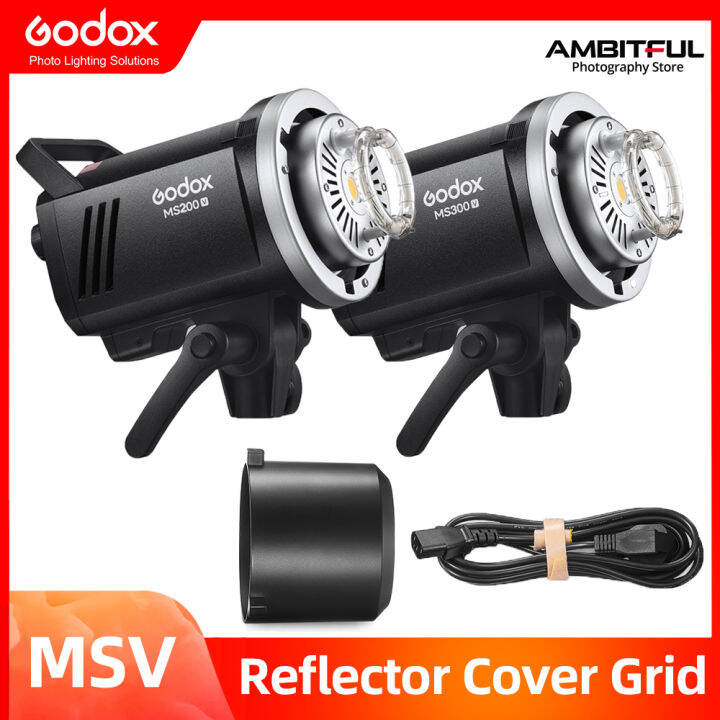 Godox MS200 V MS200V / MS300 V MS300V Studio Light MSV Series Compact ...