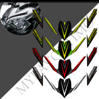 Motorcycle Front Fairing Fender Stickers Decals For Kawasaki Z 900 Z900