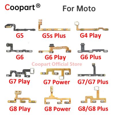 ✖❣♈ 2Pcs Power On Off Volume Side Button Key Flex Cable For Moto G5 G6 G7 G8 G9 Plus Play Power Lite One Action Vision Hyper Fusion