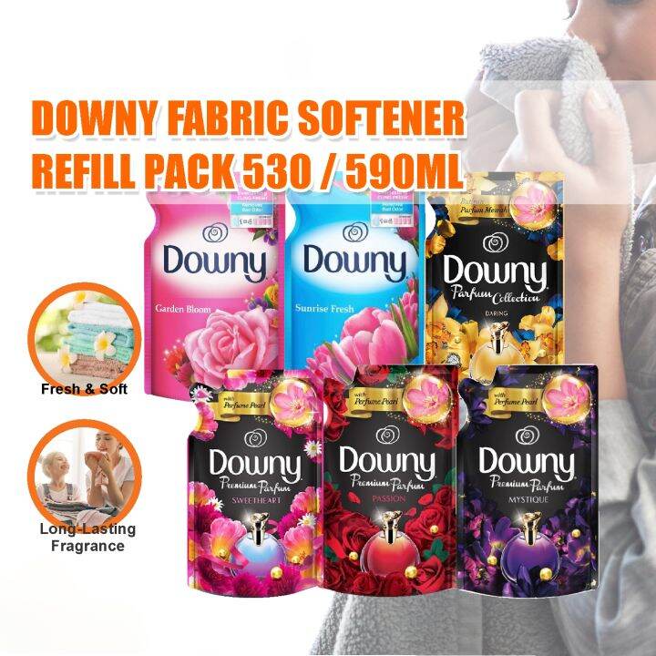 DOWNY Fabric Softener Refill Pack Fabric Conditioner 530ml/590ml Parfum