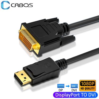 1080P DisplayPort DP to DVI 24 1 Cable Adapter DP to DVI Conversion Cable For Dell Asus Monitor Projector DisplayPort Cable 1.8m