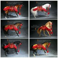 Mr.Z MRZ048 1/6 Akhal-Teke Horses Figure Model Ancient Animal Display Toy