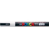 ญี่ปุ่น UNI Mitsubishi Pencil MITSUBISHI PENCIL PC-3M 1 [Posca Fine Round Leads-สีขาว] Abies5Star