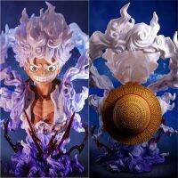 17ซม. OnePiece อะนิเมะรูป NikaGear 5 Luffy Action Figurine MonkeyD Luffy หน้าอกรูปปั้น PVC สะสมตุ๊กตาของเล่น