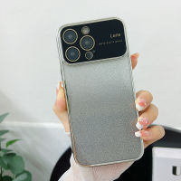 FAXOXA ปกป้องกล้องขนาดใหญ่สำหรับ iPhone 12 Pro ฝาครอบเคสโทรศัพท์แวววาวกลิตเตอร์ไล่ระดับสีสำหรับ iPhone 14 Pro Max 13 12 11