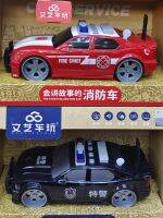 (Cool) Literary car play police inertia can tell stories 1:16 boy gift toy fire truck