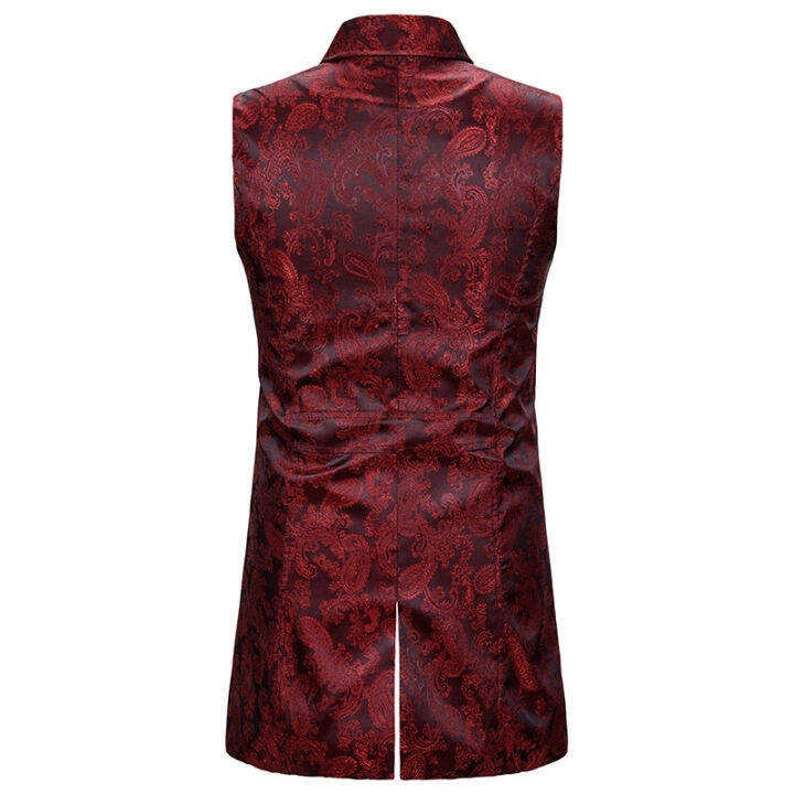 mens-red-gothic-steampunk-vest-double-breasted-paisley-jacquard-brocade-waistcoat-men-wedding-tuxedo-vests-male-chaleco-hombre