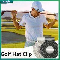 WLVYH คลิปคลิปหนีบหมวกกอล์ฟโลหะอุปกรณ์กีฬา Ic Golf Ball Marker หมวกคลิปกลางแจ้ง