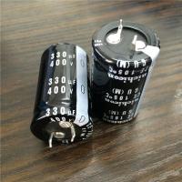 2pcs 330uF 400V NICHICON GU Series 25x40mm High Quality 400V330uF Snap-in  PSU Aluminum Electrolytic Capacitor