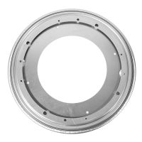 12 Inch Round Shape Galvanized Turntable Rotating Swivel Plate Kitchen &amp; Display Table Hardware