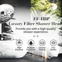 Shower Head Handheld Spray For Shower And Bathroom Adjustable Water Saving Shower Head Filtered High Pressure Shower Heads For G