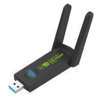 Dual Band Free Driver 3.0 USB WiFi Adapter 1300Mbps Wireless Network Adapter WiFi Dongle 2.4GHz 5GHz For Windows  USB Network Adapters