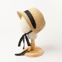 【CC】 Hat for Children Kids Outdoor Activities Straps Adjust Raffia Cap Beach Seashore