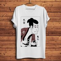 Toshusai Sharaku Ukiyoe Otani Oniji Matsumoto Koshiro Nakamura Nakazo Tshirt Men White T Shirt Homme Retro