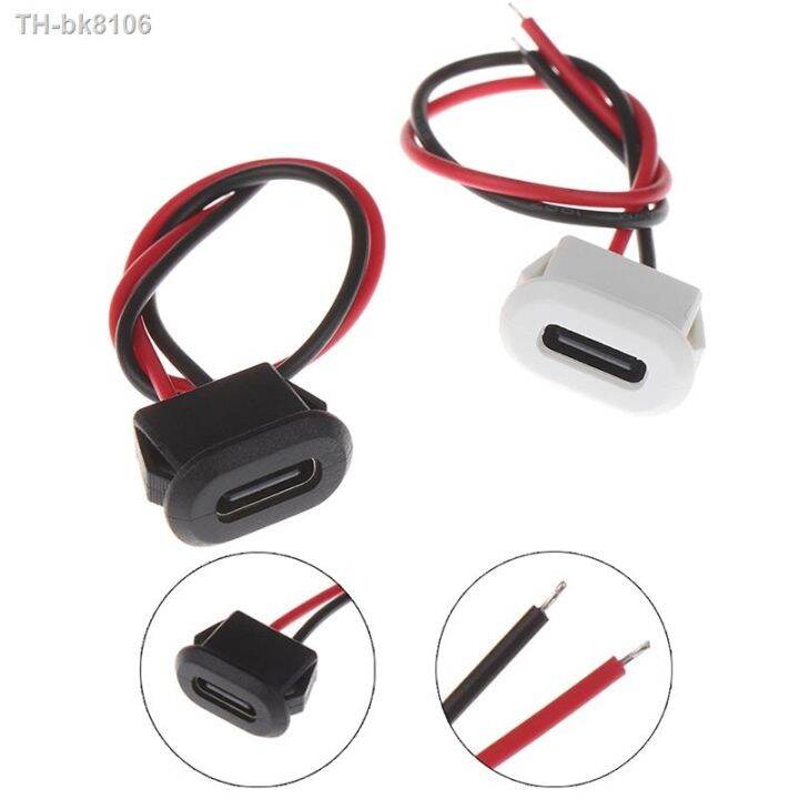 USB Type C Connector Jack Female Type C With Card Buckle 3A High 