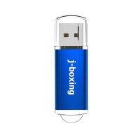 J-boxing USB Flash Drive 16GB Rectangle USB 2.0 Memory Stick Thumb Pendrives Enough Storage for PC Laptop Macbook Tablets Blue