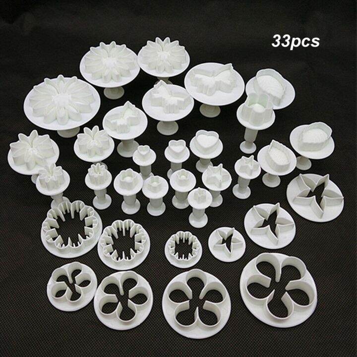 33-pcs-fondant-decorating-sugarcraft-plunger-cutter-tools-mold-mould-cookies-bakeware-sets-2021-new-arrivals