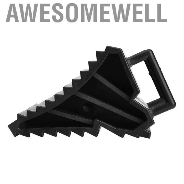 awesomewell-2x-car-anti-slip-block-tyre-slip-stopper-wheel-alignment-tire-support-pad